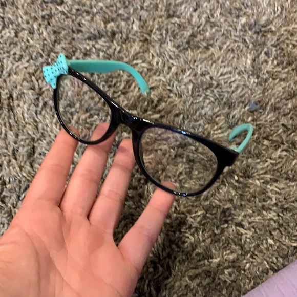 Cute light blue show glasses - Picture 3 of 4